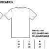 MAF T-shirts - Measurement Table
