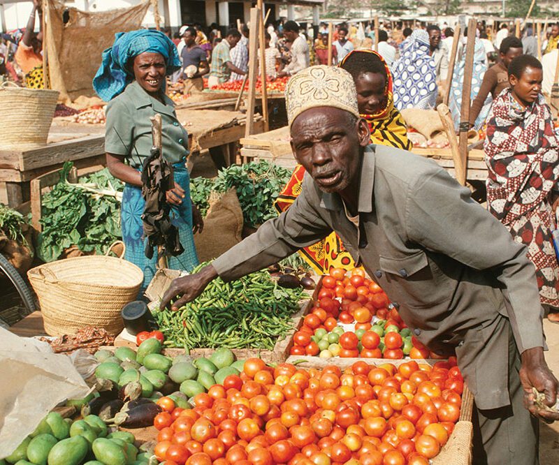 Picture of Tanzanian market
