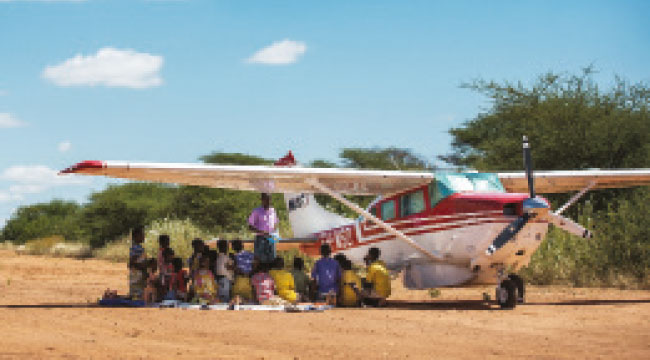 Plane in Tanzania