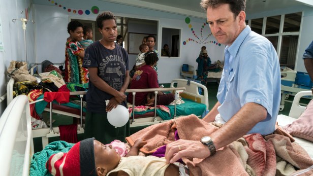 Dr David Mills in Kompiam Rural Hospital