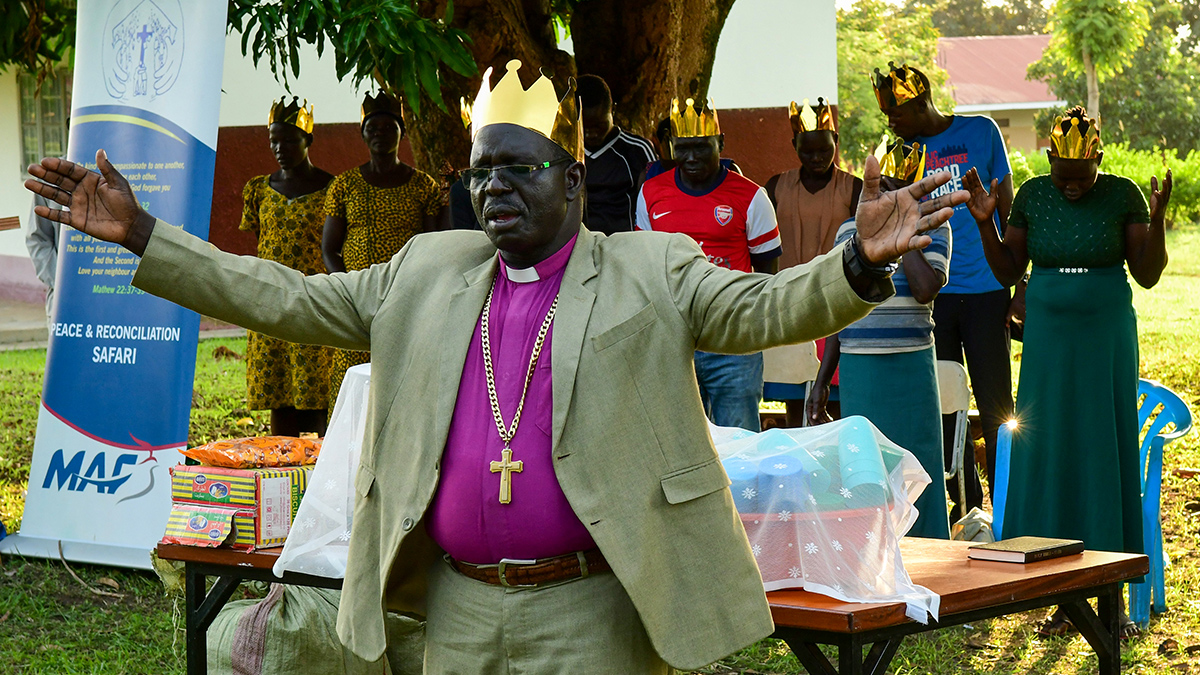 Bishop of Kajo Keji - the Rt Rev Emmanuel Murye Modi