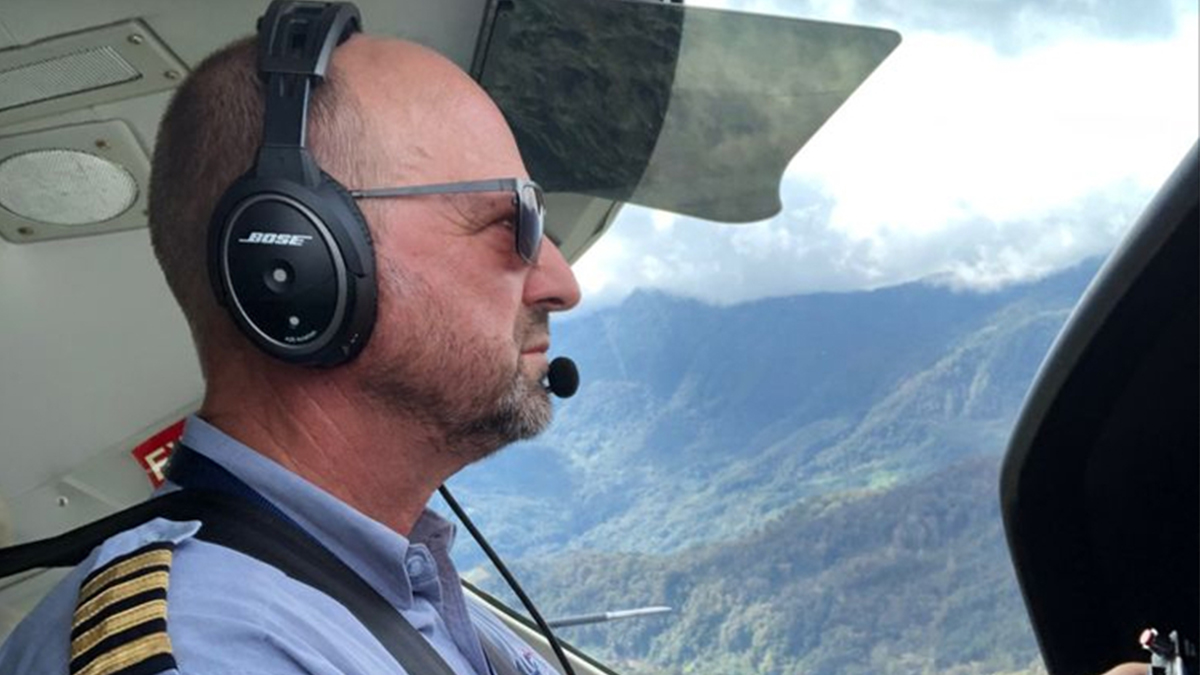 MAF pilot, Jan Ivar Andresen, takes care of a double-medevac from Mougulu to Kiunga