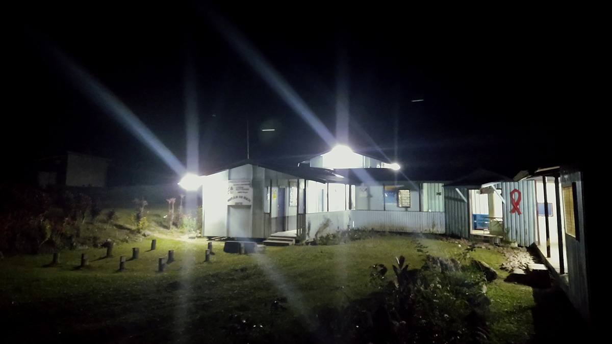 Kwaplalim Clinic now has constant power and light thanks to MAF Technologies PNG