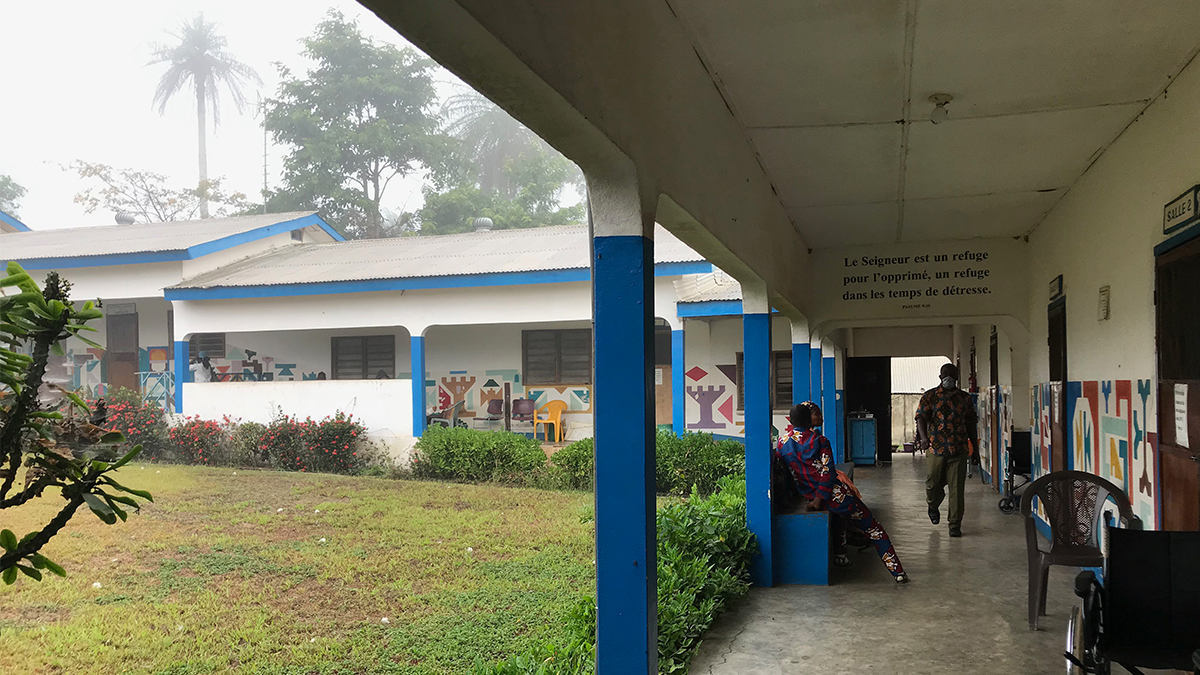 Hospital Nzérékoré in southern Guinea