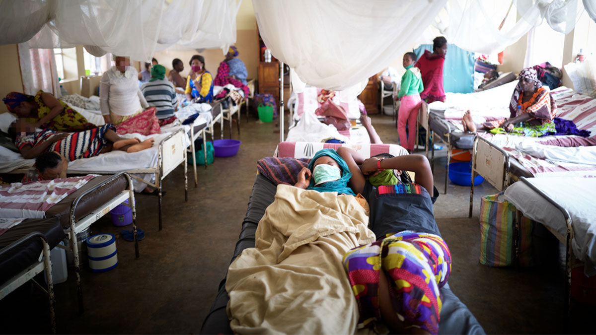 Patients inside Panzi Hospital in Bukavu, Democratic Republic of Congo