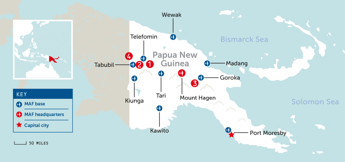 Map of PNG