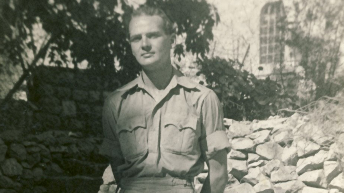 Mark’s grandfather, Leslie Draper, in 1946