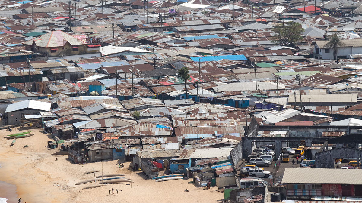 West Point is one of Monrovia’s most densely populated slums