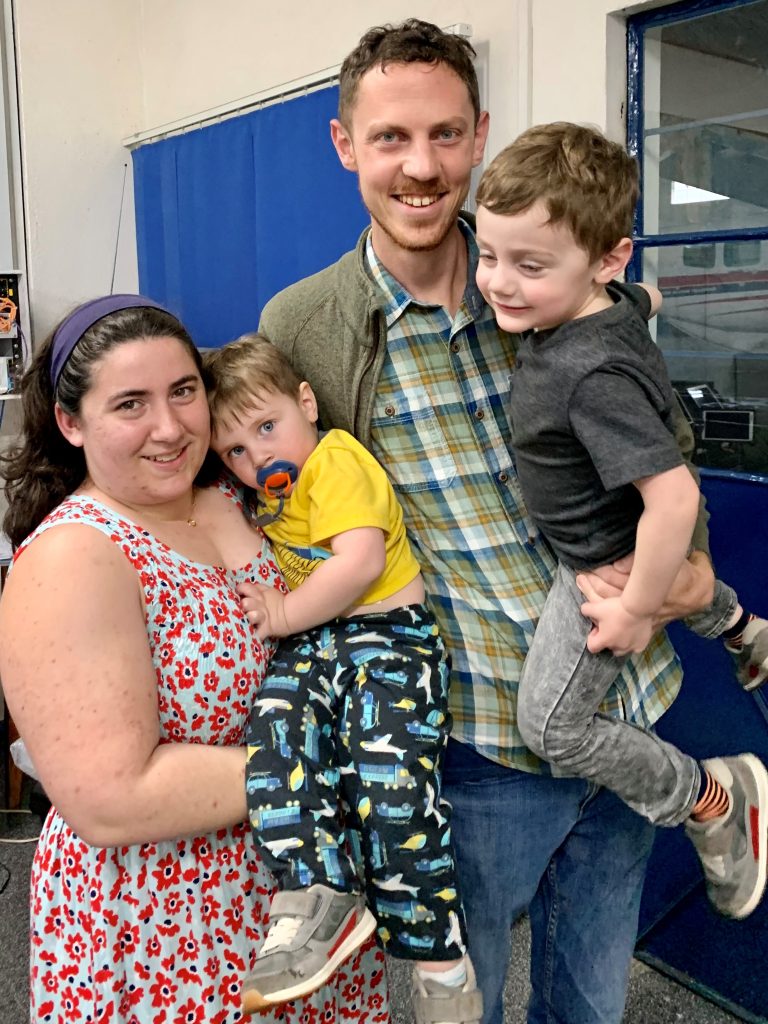 Ryan & family reunite in Ambassador Aviation hangar after nearly 5 months (credit:MAFUS)