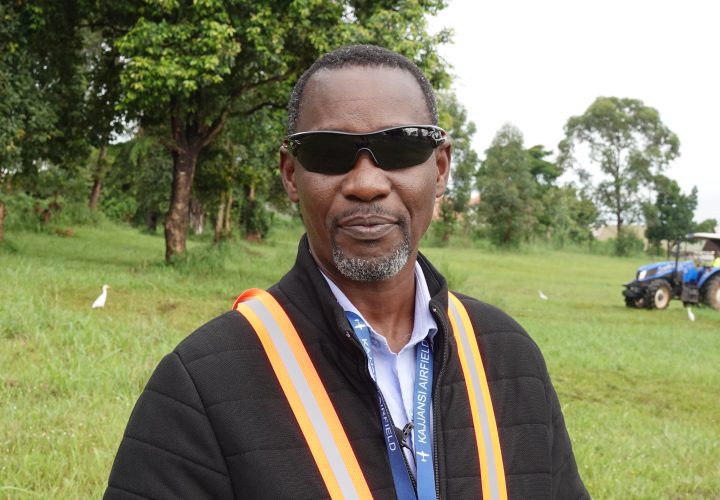 Michael Mukasa at Kajjansi Airfield (credit: Damalie Hirwa)