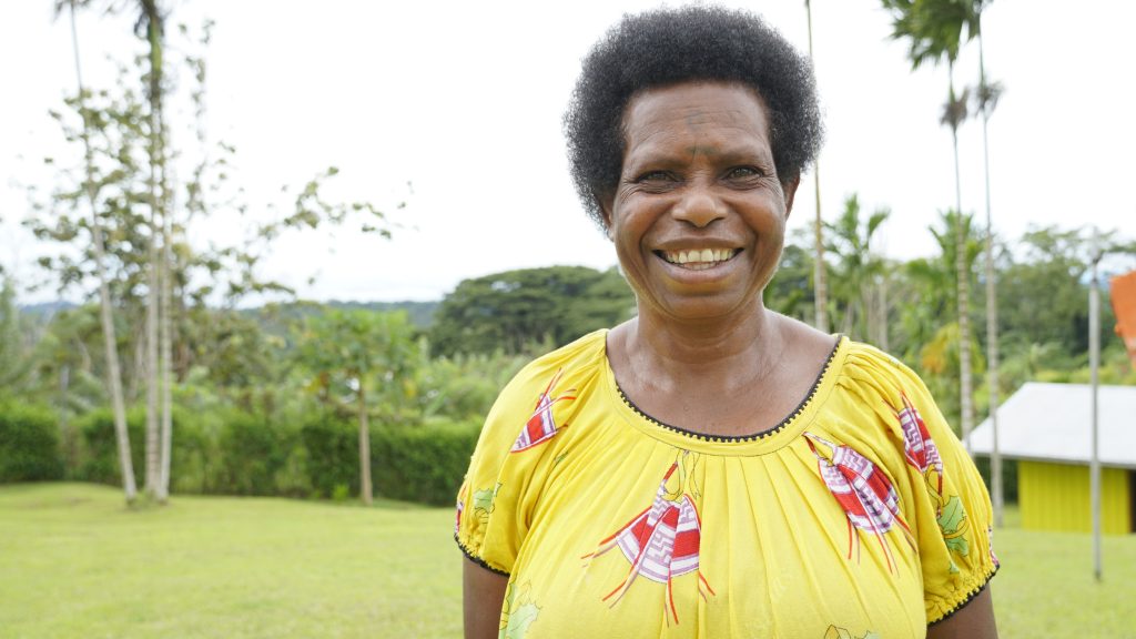 TCA’s Irene Sobin uses MAF to deliver training in remote villages (credit: Mandy Glass)