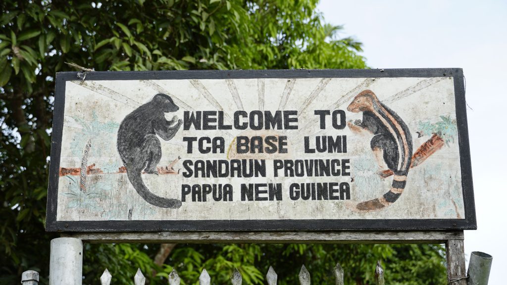 Welcome to Tenkile Conservation Alliance in Lumi, PNG (credit: Mandy Glass)