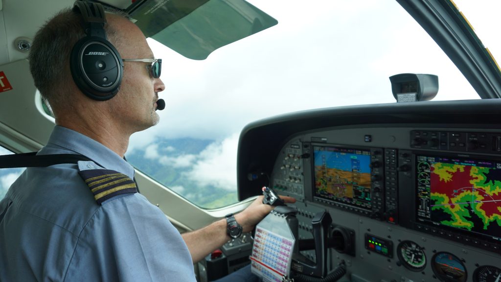 MAF pilot Mathias Glass flies to Yenkisa (credit: Mandy Glass)
