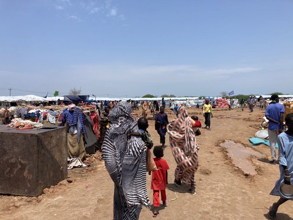 Families have fled conflict only to live in appalling conditions (credit: Tobias Meyer)