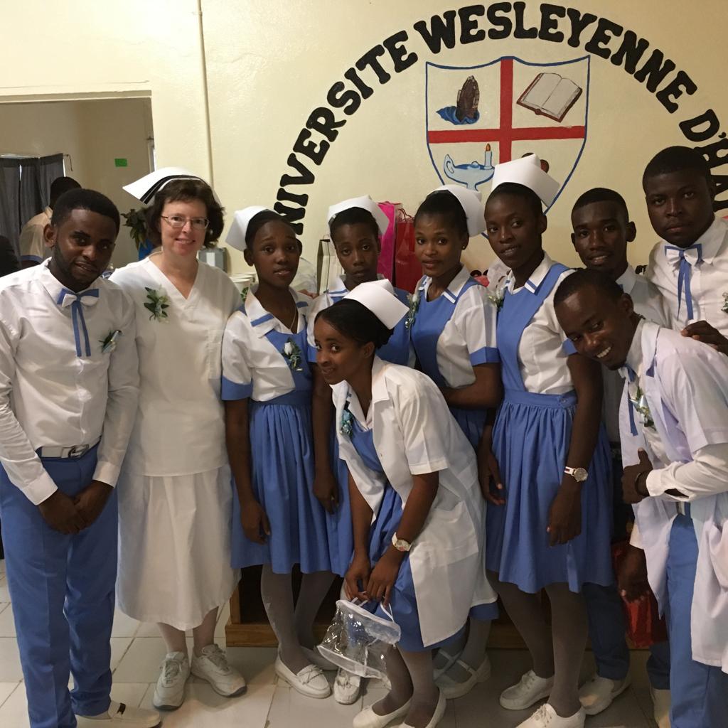 The Wesleyan University’s Haiti School of Nursing produces the best nurses in the country (credit: Dr J Cotrone)