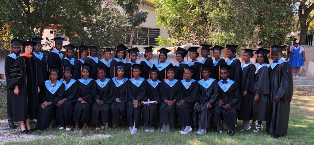 Around 30 nurses graduate from the Wesleyan University’s Haiti School of Nursing every year (credit: Dr Janice Cotrone)