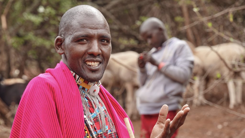 Maasai Pastor Momposi Ole Samperu says animals are everything to the Maasai (credit: Paula Alderblad)