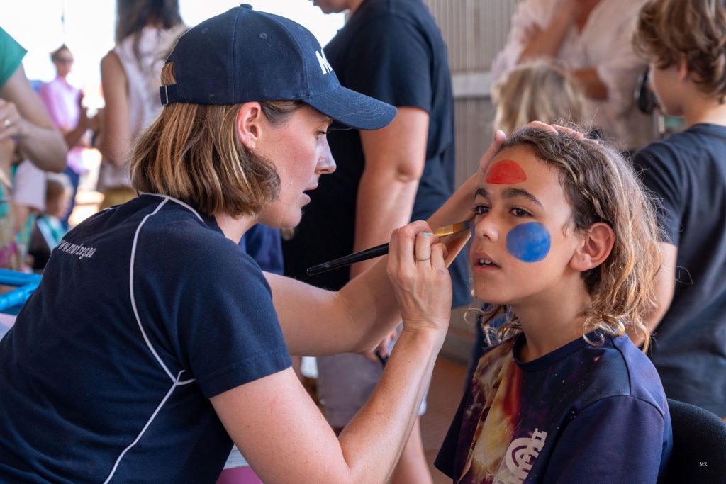 A child gets her face painted during the celebrations (credit: MAF Arnhem Land)