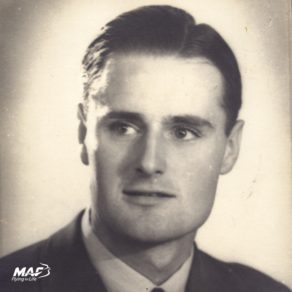 Jack wearing his Royal Airforce Uniform during World War II (credit: MAF Archive) 