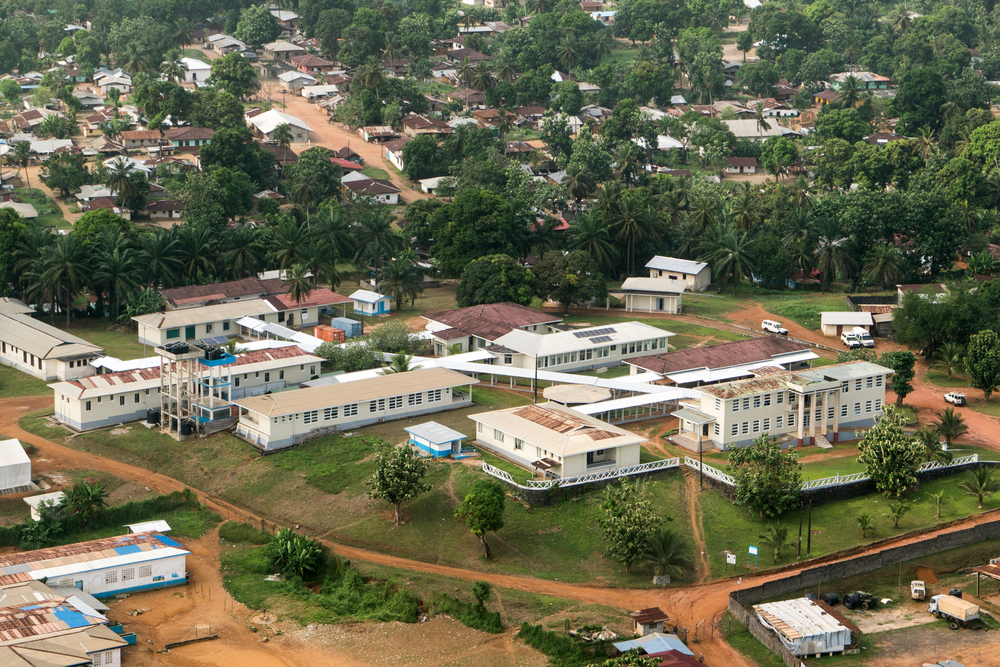 JJ Dossen Memorial Hospital is the only proper hospital in Maryland County, Liberia (credit: LuAnne Cadd)