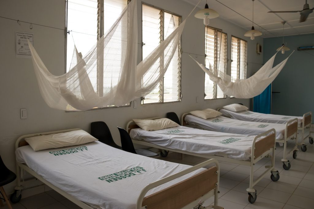 JJ Dossen’s TB isolation ward is the only one of its kind in the whole of Liberia (credit: Mark & Kelly Hewes)