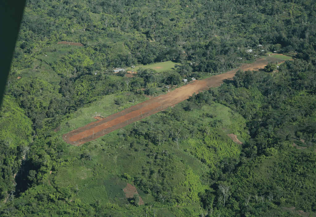 Rum Airstrip fell into disrepair, which cut off the community for 6 years (credit: Tajs Jespersen)