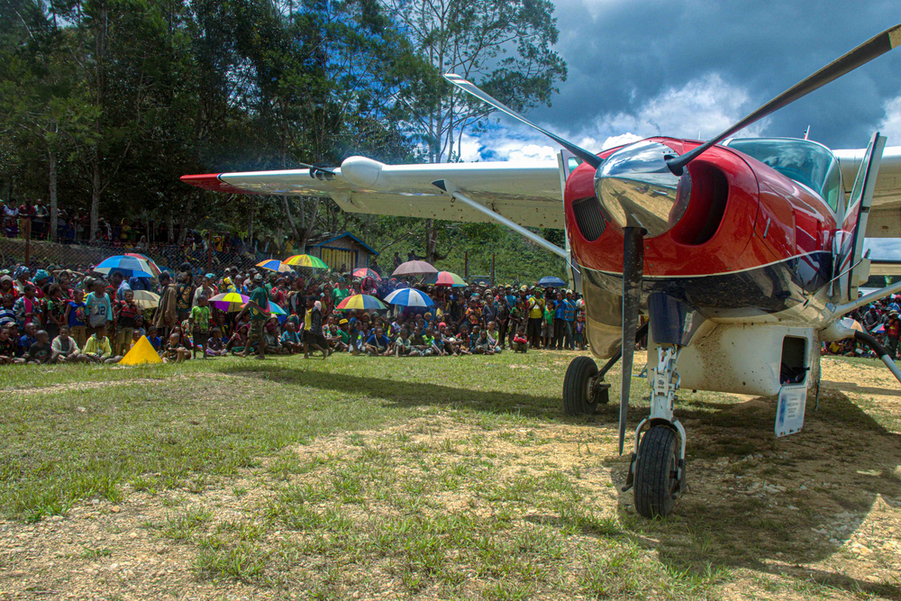 Due to the fuel crisis, Auwi villagers will have to pay 15% more for their MAF plane seat (credit: Jonny Watson)