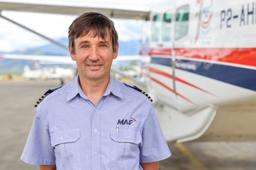 MAF pilot Andy Symmonds endured a delayed departure from Goroka due to the riots (credit: Annelie Edsmyr)