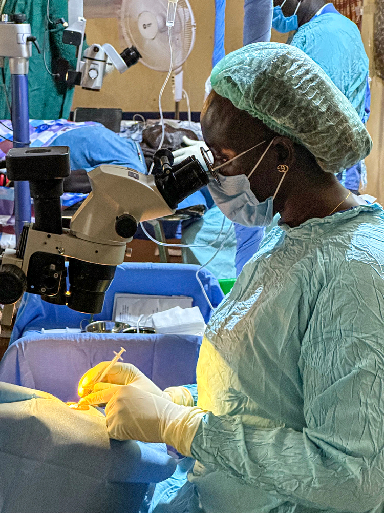 Meet MAF partner Dr Aja Paul Kuol – South Sudan’s first ever female eye surgeon (credit: Jenny Davies)